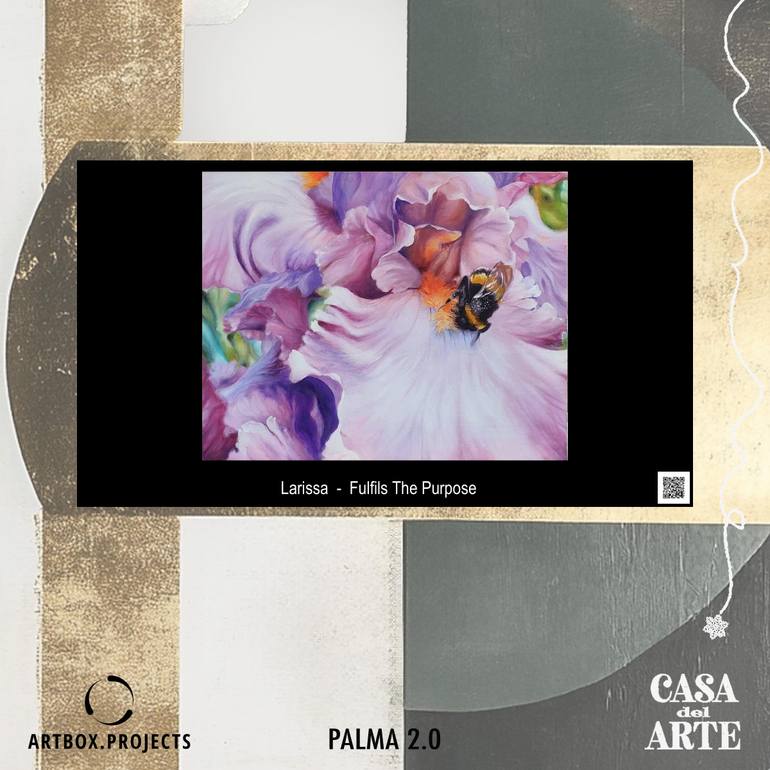 Original Realism Floral Painting by Larissa Egner