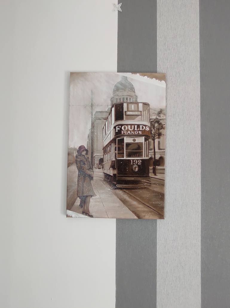 Original Realism Cities Painting by Larissa Egner