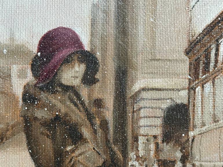 Original Realism Cities Painting by Larissa Egner