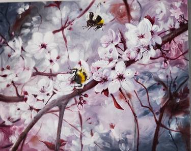 Print of Fine Art Floral Paintings by Larissa Egner