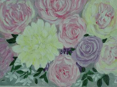 Print of Impressionism Floral Paintings by Reshma Ranjit