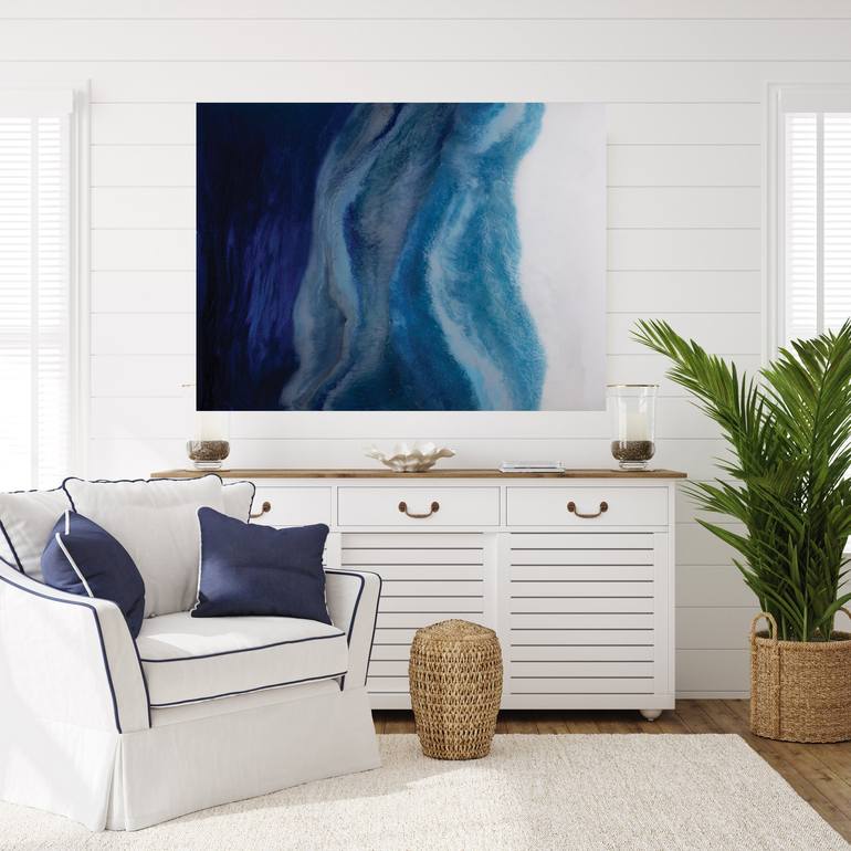 Original Abstract Seascape Painting by Melissa Renee