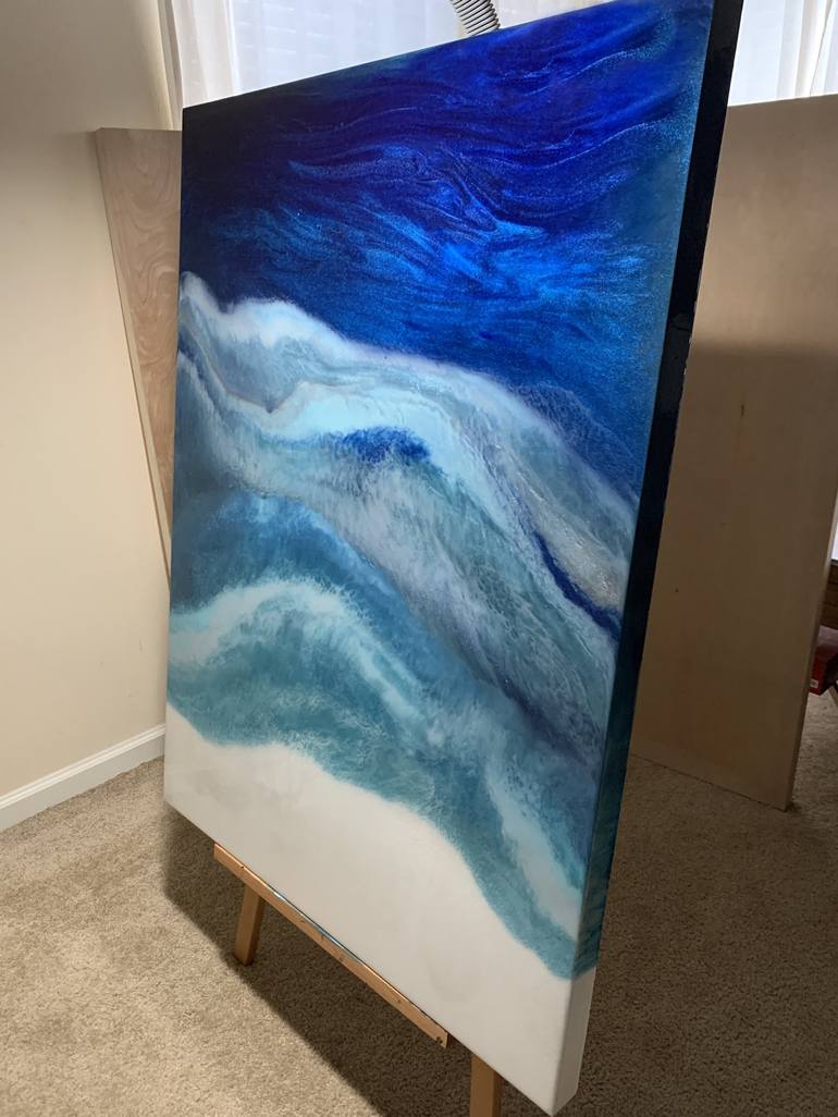 Original Abstract Seascape Painting by Melissa Renee