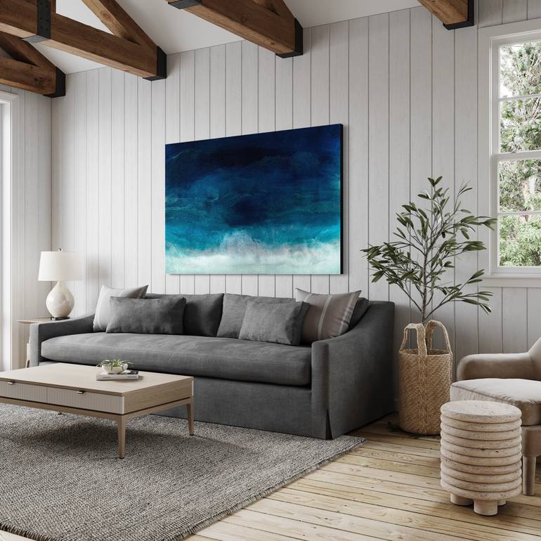 Original Modernism Seascape Painting by Melissa Renee