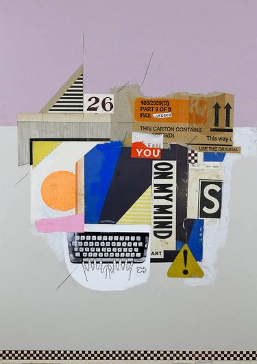 Original Typography Collage by Les Jones