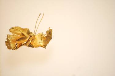 Gold Leaf Leaves on Mirror thumb