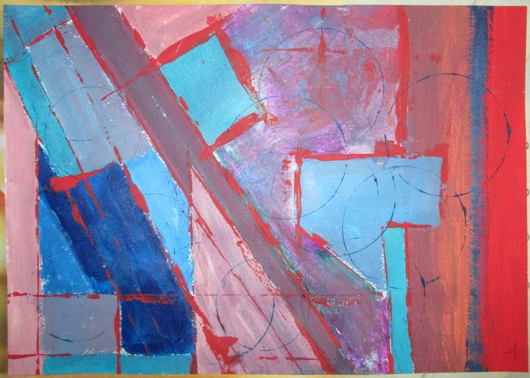 Original Abstract Painting by Andrey Teploukhov