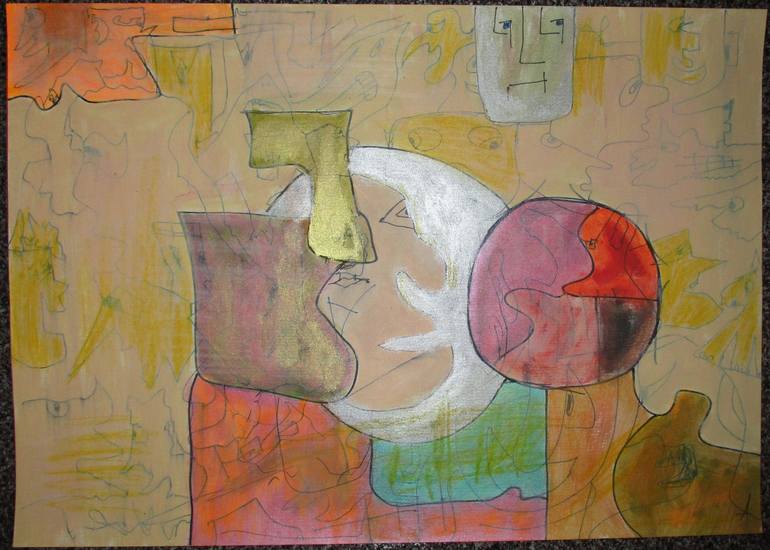 Original Abstract Drawing by Andrey Teploukhov