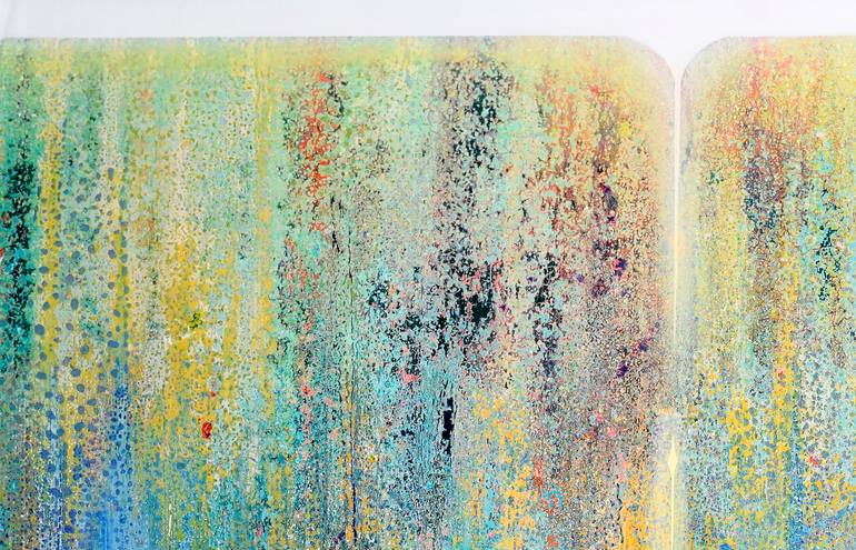 Original Abstract Expressionism Abstract Painting by Suhyang Seo