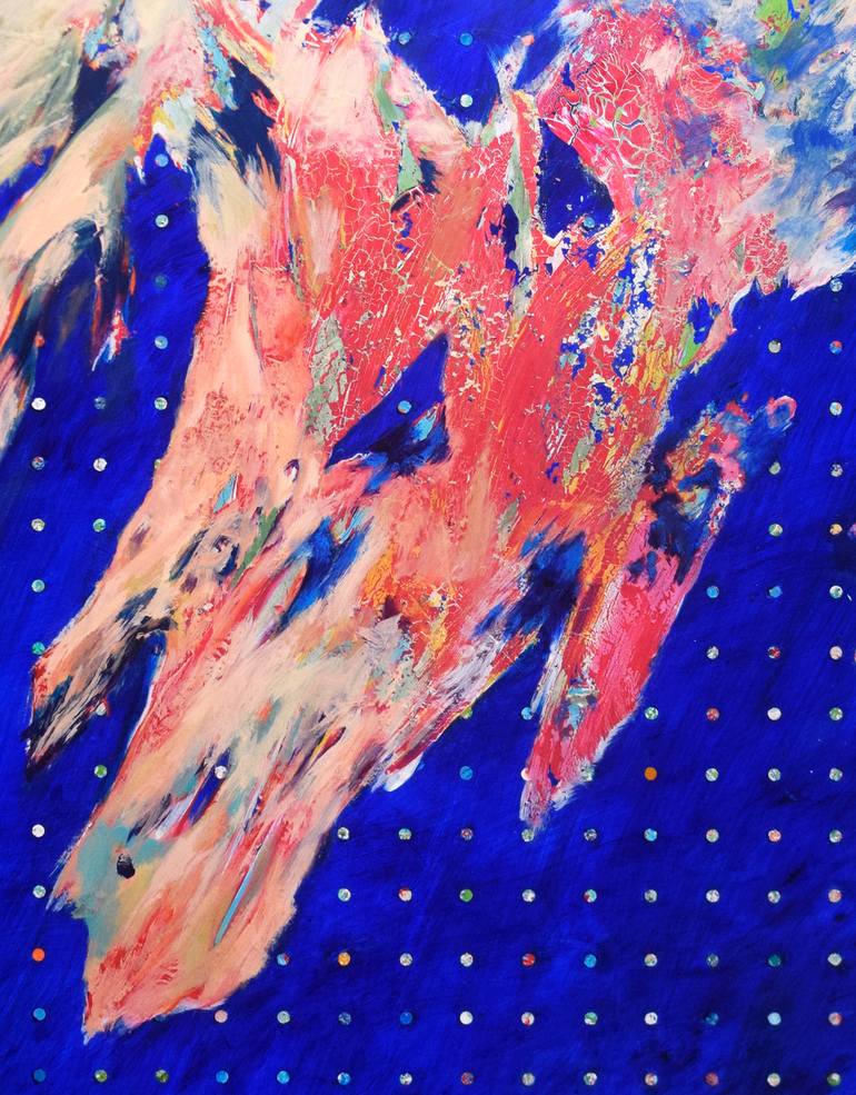 Original Abstract Expressionism Abstract Painting by Suhyang Seo