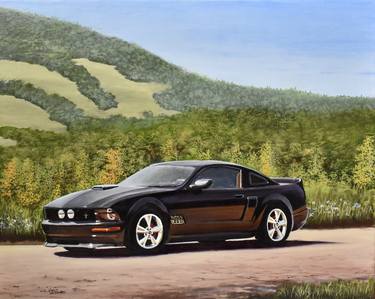 Original Automobile Paintings by Gilbert Lessard