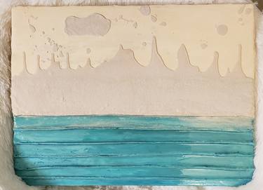 Original Abstract Beach Paintings by COPiOUS Harvey-Smith