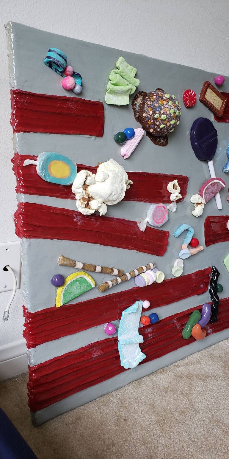 Original Abstract Food & Drink Painting by Copious Harvey-Smith