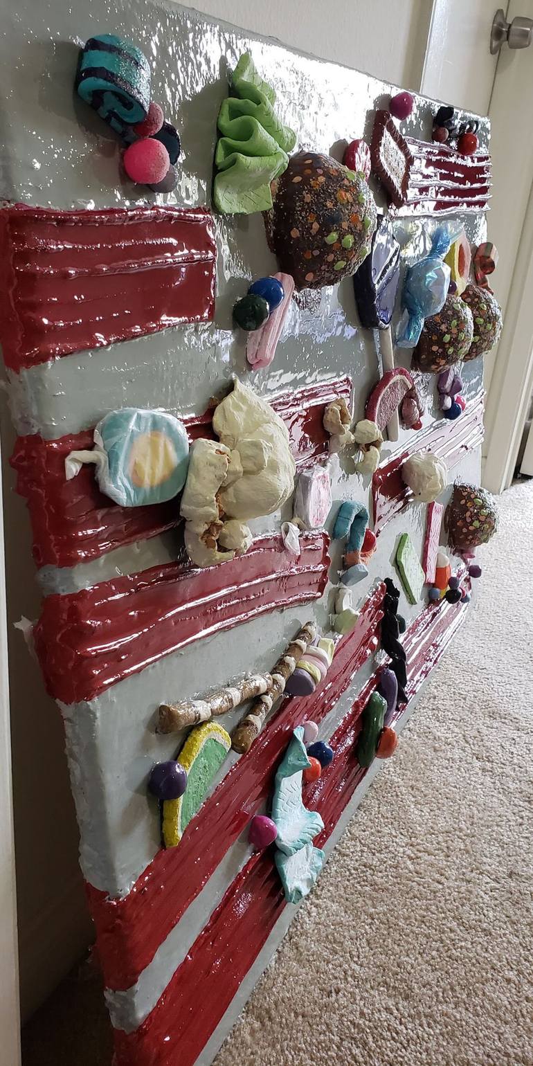 Original Abstract Food & Drink Painting by Copious Harvey-Smith