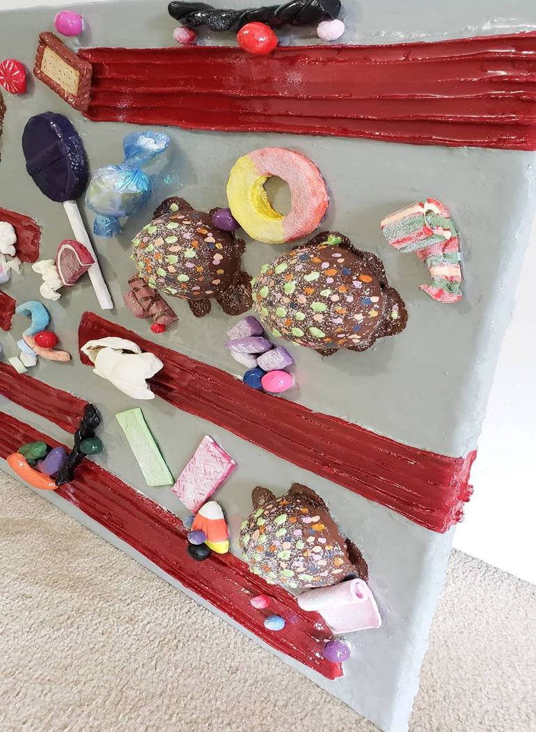 Original Abstract Food & Drink Painting by Copious Harvey-Smith