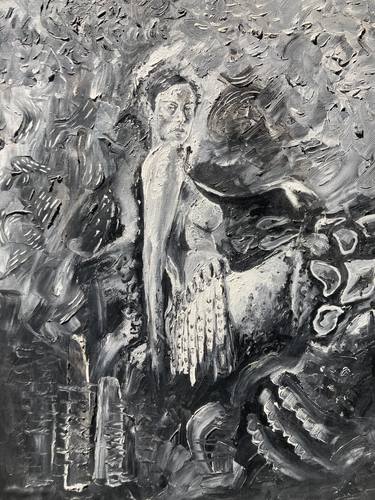 Original Nude Painting by Enrique Francisco Medina
