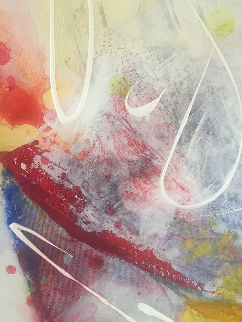 Original Abstract Women Painting by Annelie Ruebmann