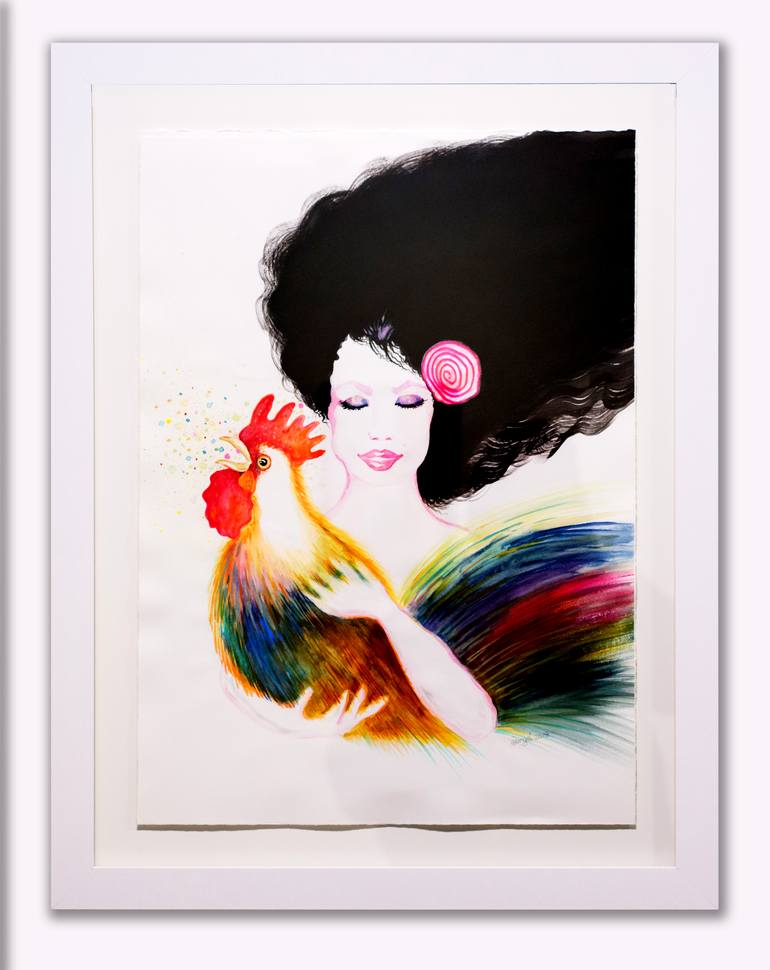 Original Illustration Animal Painting by Jorge Hernandez