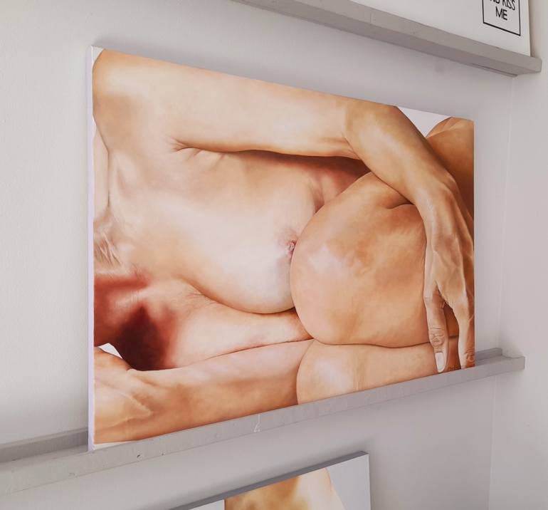 Original Figurative Body Painting by Christina Michalopoulou