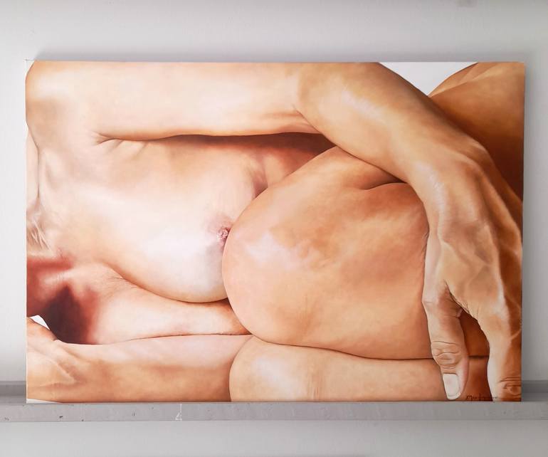 Original Figurative Body Painting by Christina Michalopoulou