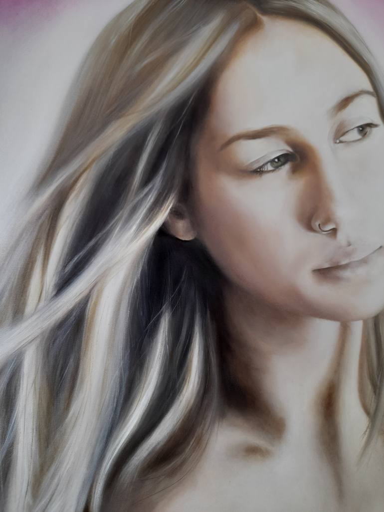 Original Contemporary People Painting by Christina Michalopoulou