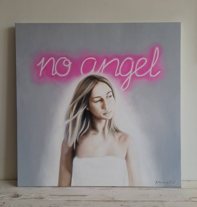 Original Contemporary People Painting by Christina Michalopoulou