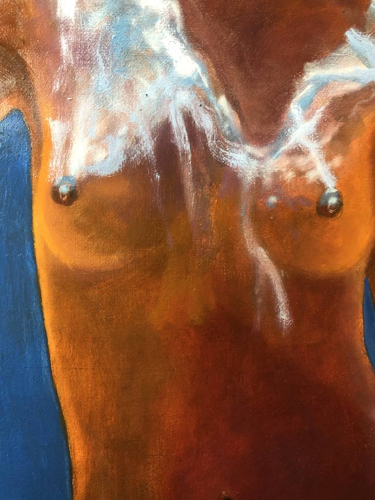 Original Realism Nude Painting by Андрей Желез