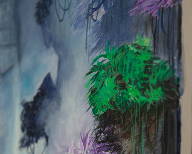 Original Abstract Expressionism Fantasy Painting by Kristina Poljansek