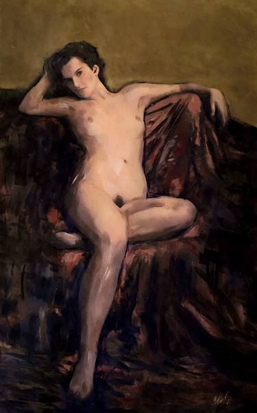 Original Figurative Nude Paintings by William Oxer