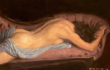 Original Figurative Erotic Paintings by William Oxer FRSA