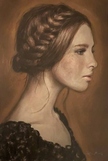 Print of Fine Art Women Paintings by William Oxer FRSA