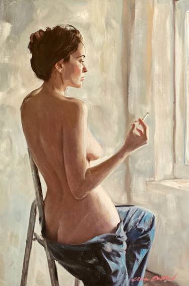 Original Portraiture Nude Paintings by William Oxer FRSA