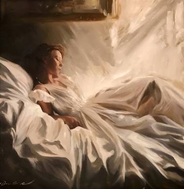 Print of Figurative Light Paintings by William Oxer FRSA