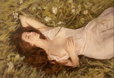 Original Figurative Women Paintings by William Oxer FRSA