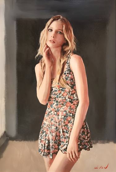 Original Contemporary Women Paintings by William Oxer