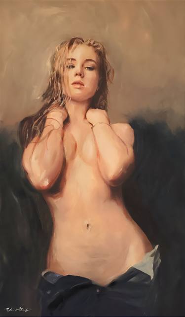 Original Figurative Nude Paintings by William Oxer FRSA