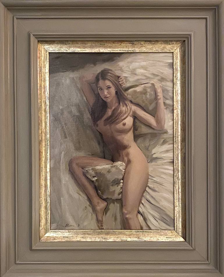 Original Figurative Erotic Painting by William Oxer