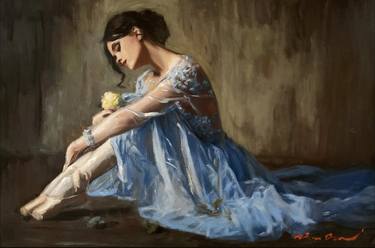Original Figurative Performing Arts Paintings by William Oxer