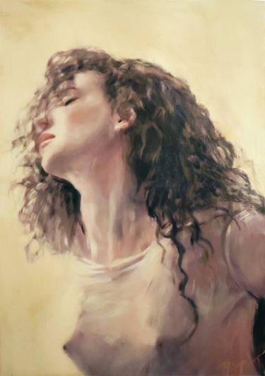 Original Portraiture Erotic Painting by William Oxer