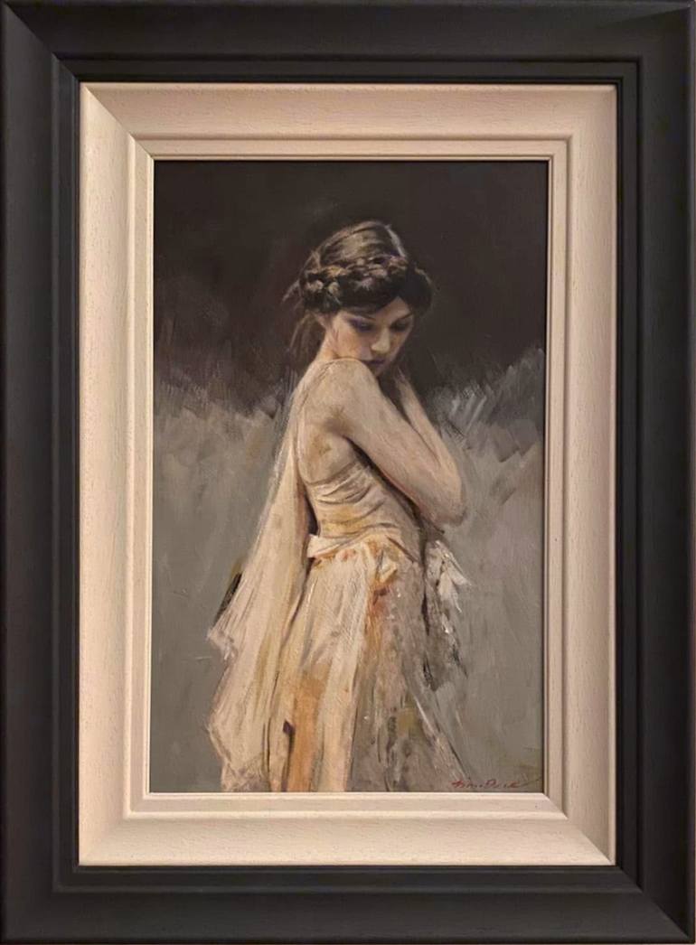 Original Art Nouveau Love Painting by William Oxer