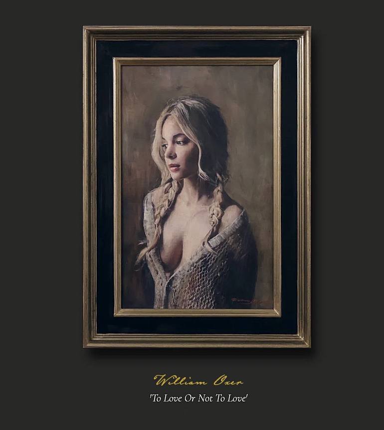 Original Classicism Women Painting by William Oxer