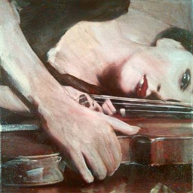 Print of Figurative Music Paintings by William Oxer FRSA