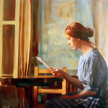 Print of Figurative Interiors Paintings by William Oxer FRSA
