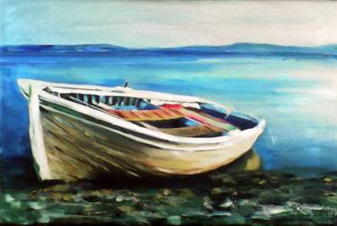 Original Fine Art Boat Paintings by William Oxer FRSA