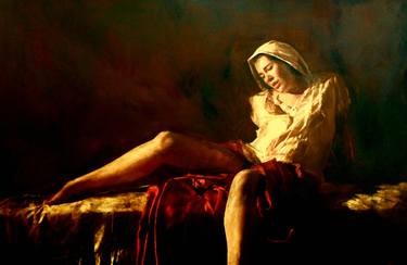 Print of Figurative Religious Paintings by William Oxer FRSA