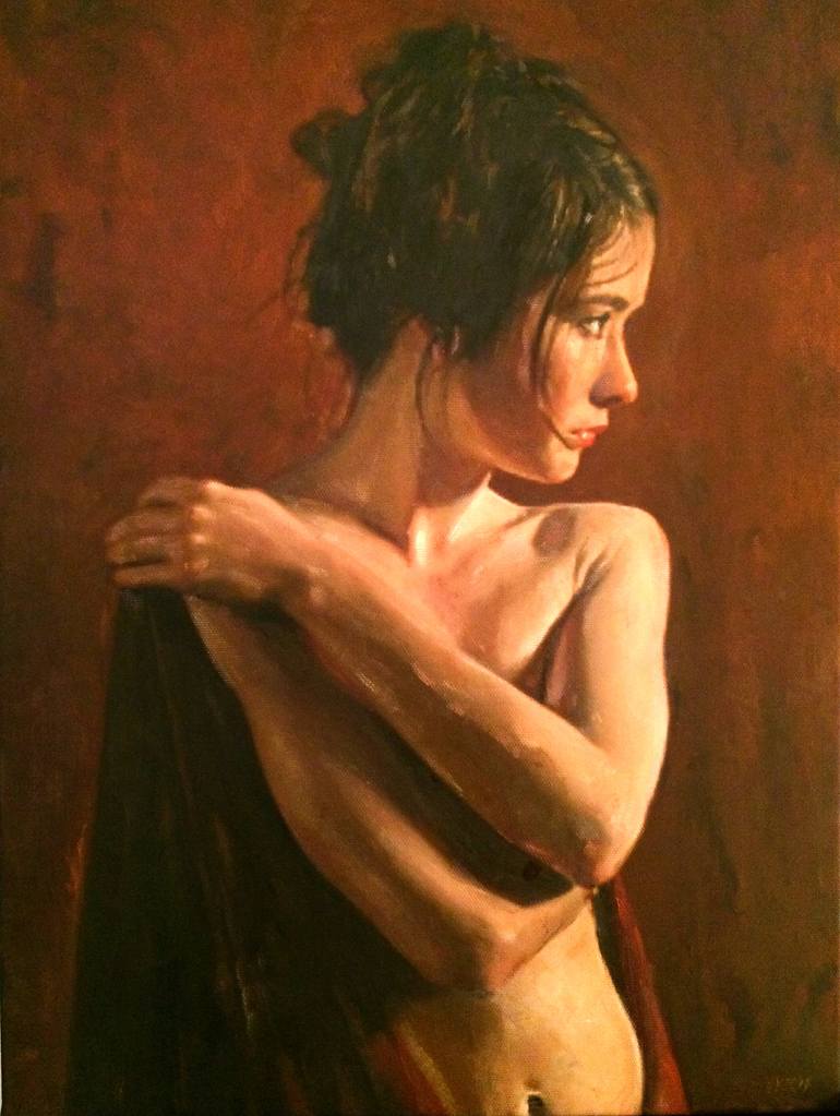 Original Erotic Painting by William Oxer FRSA