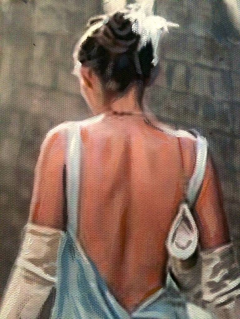 Original Figurative Love Painting by William Oxer