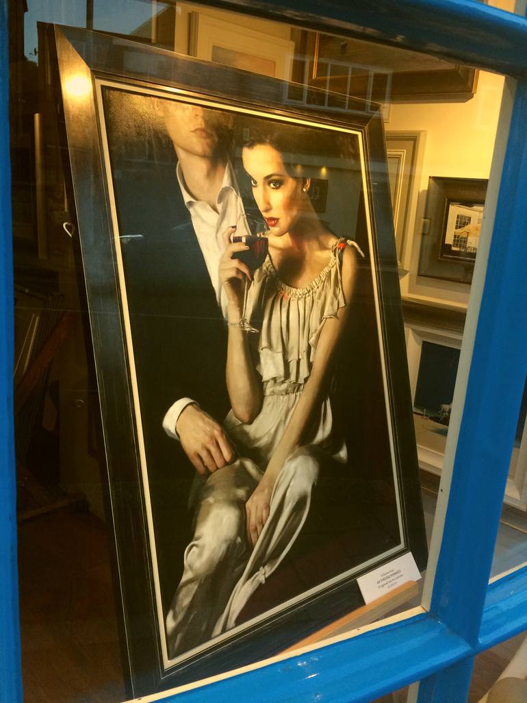 Original Fine Art Love Painting by William Oxer