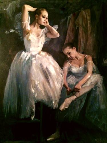 Original Figurative Performing Arts Paintings by William Oxer