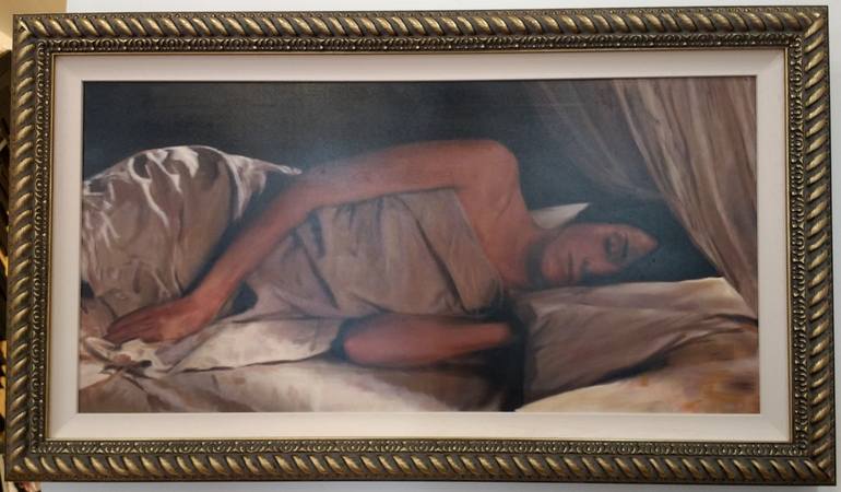Original People Painting by William Oxer FRSA